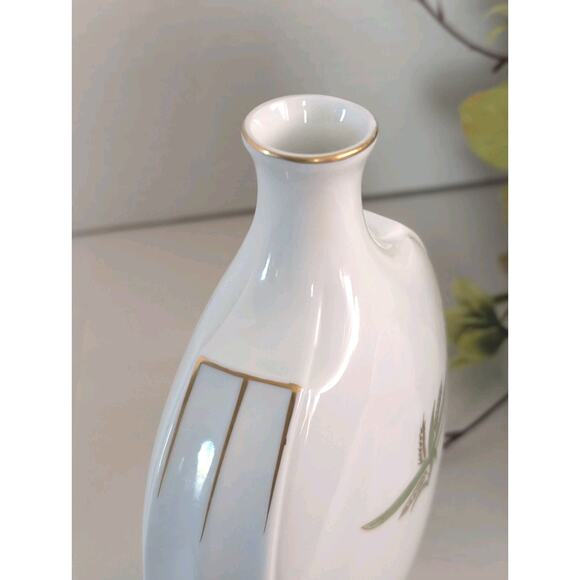 Vintage Fukagawa Arita Saki Decanter. Wheat Grass Pattern. Hand Painted Japan. - Picture 6 of 10